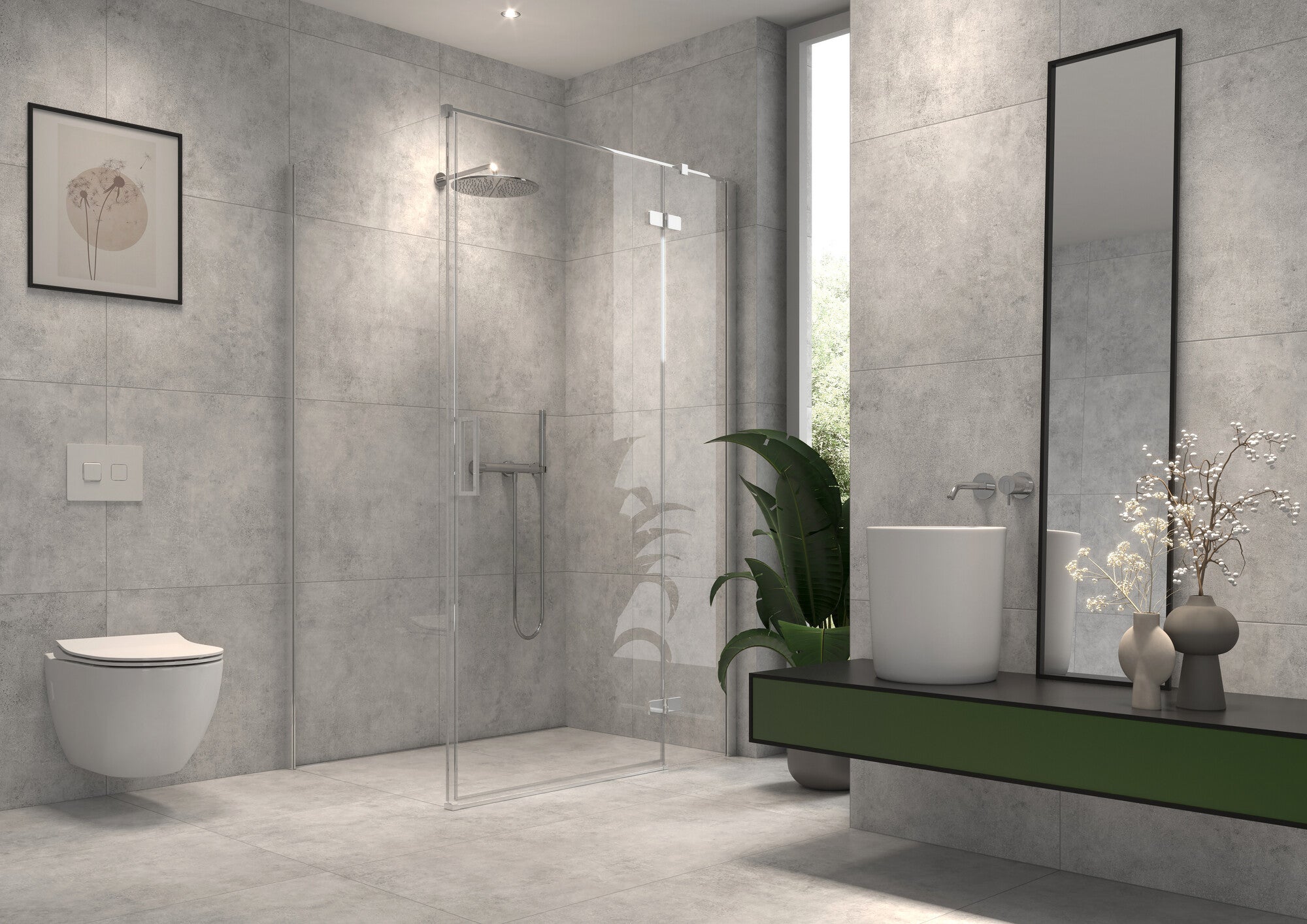 Gres szkliwiony Mayerstone gris 59.7x59.7 cm 1.43 m2 4