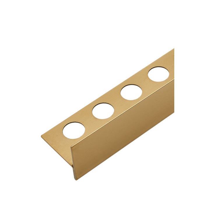 Listwa spadkowa podłogowa lewa 120 cm złota