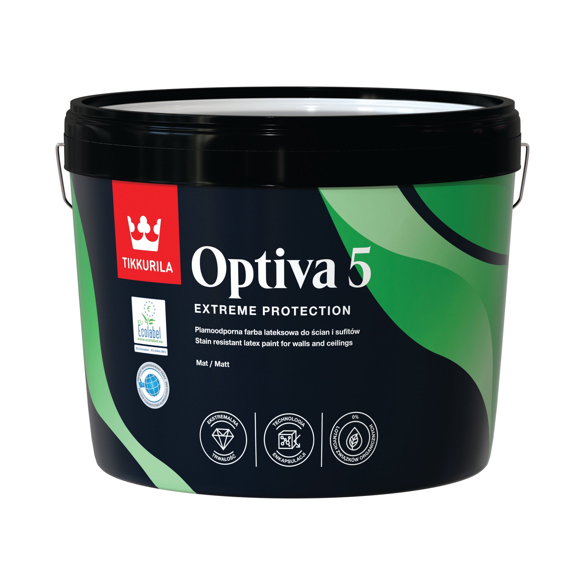 Farba Tikkurila Optiva matt 9l 0