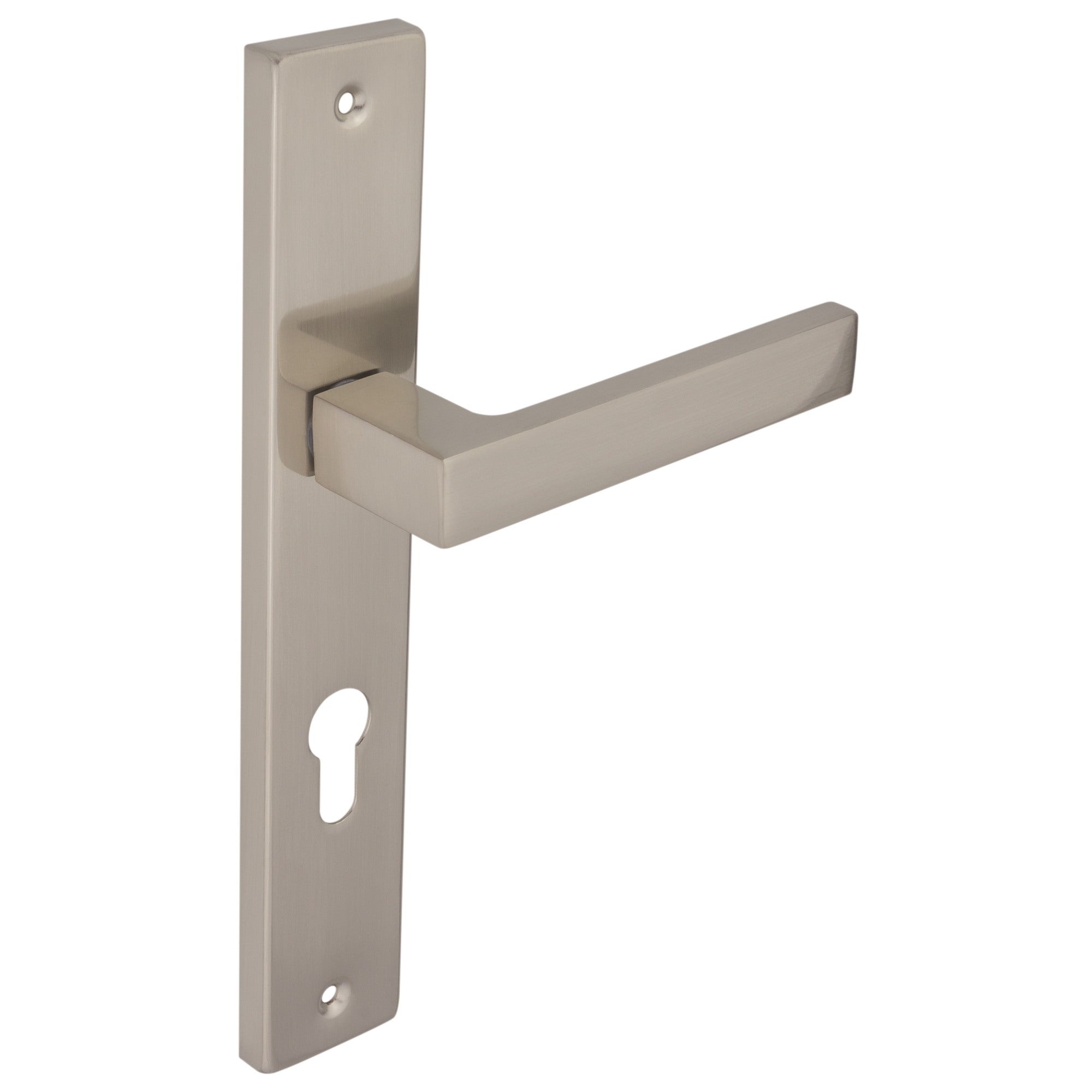 Klamka Cubus 72 mm na wkładkę nikiel