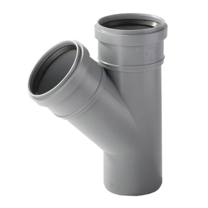 Trójnik kanalizacyjny 67° 75 mm