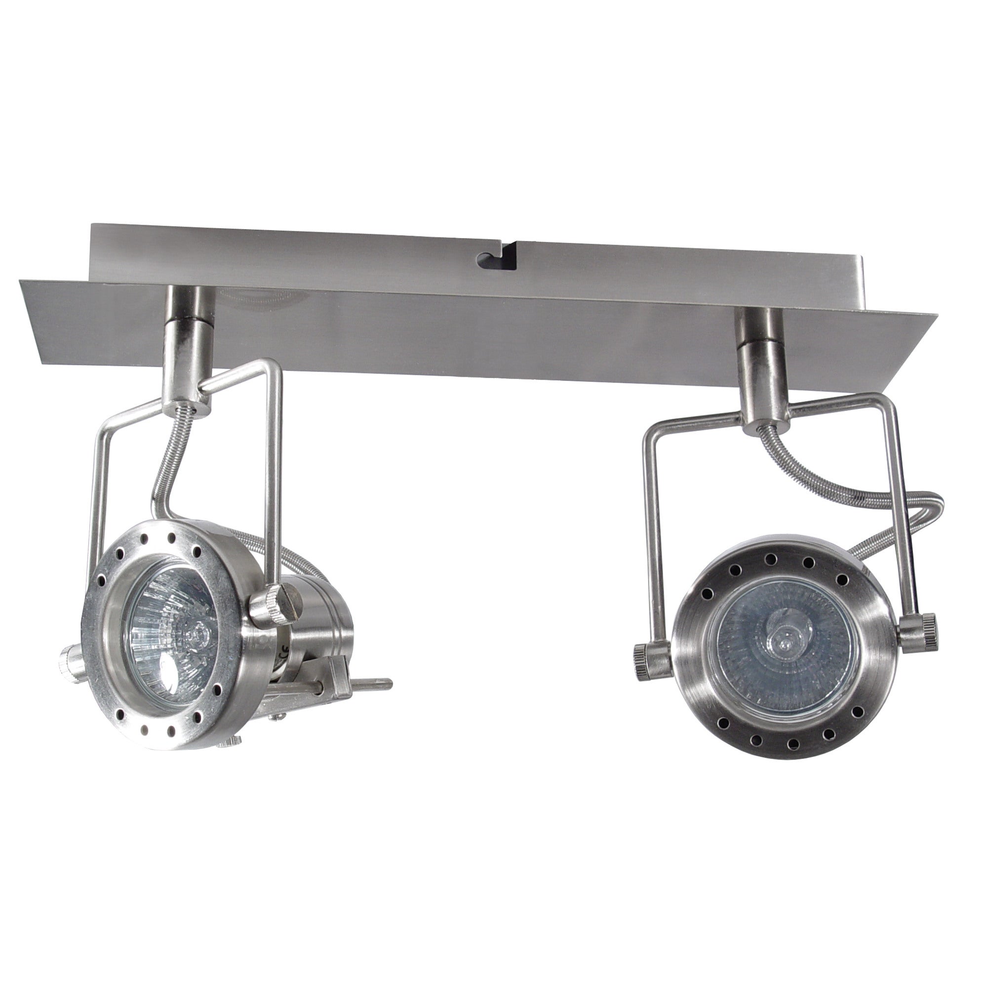 Oprawa scienno-sufitowa Sonda 2x50W GU10 satynowy chrom