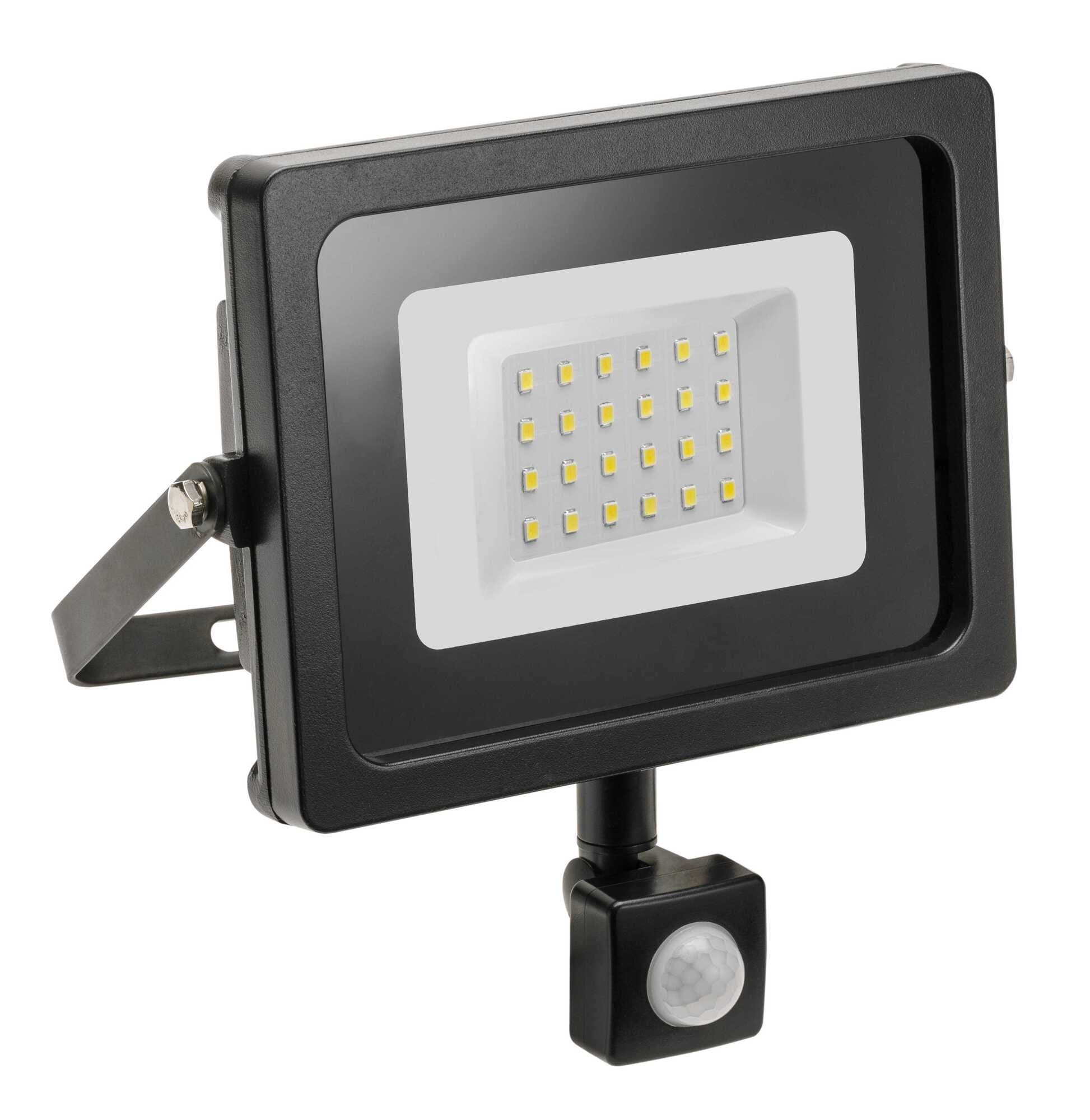 Naświetlacz LED 10W 800lm 6400K IP65 z czujnikiem ruchu
