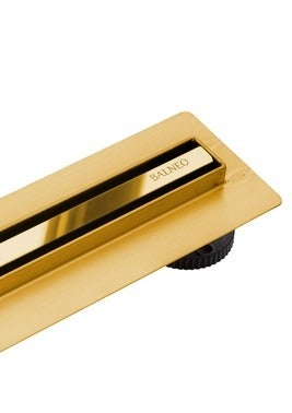 Odpływ liniowy Slim&Low ProLine 700 mm, złote lustro 1