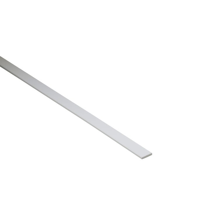 Płaskownik PCV biały 10x2mm 1m