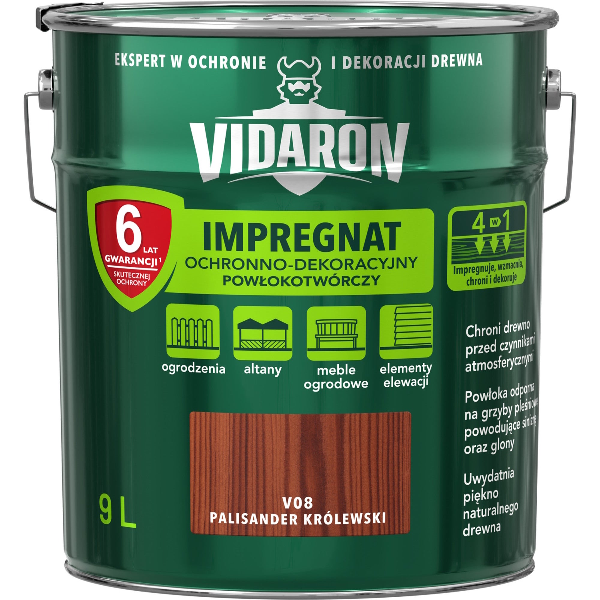 Impregnat Vidaron palisander królewski 9l 0