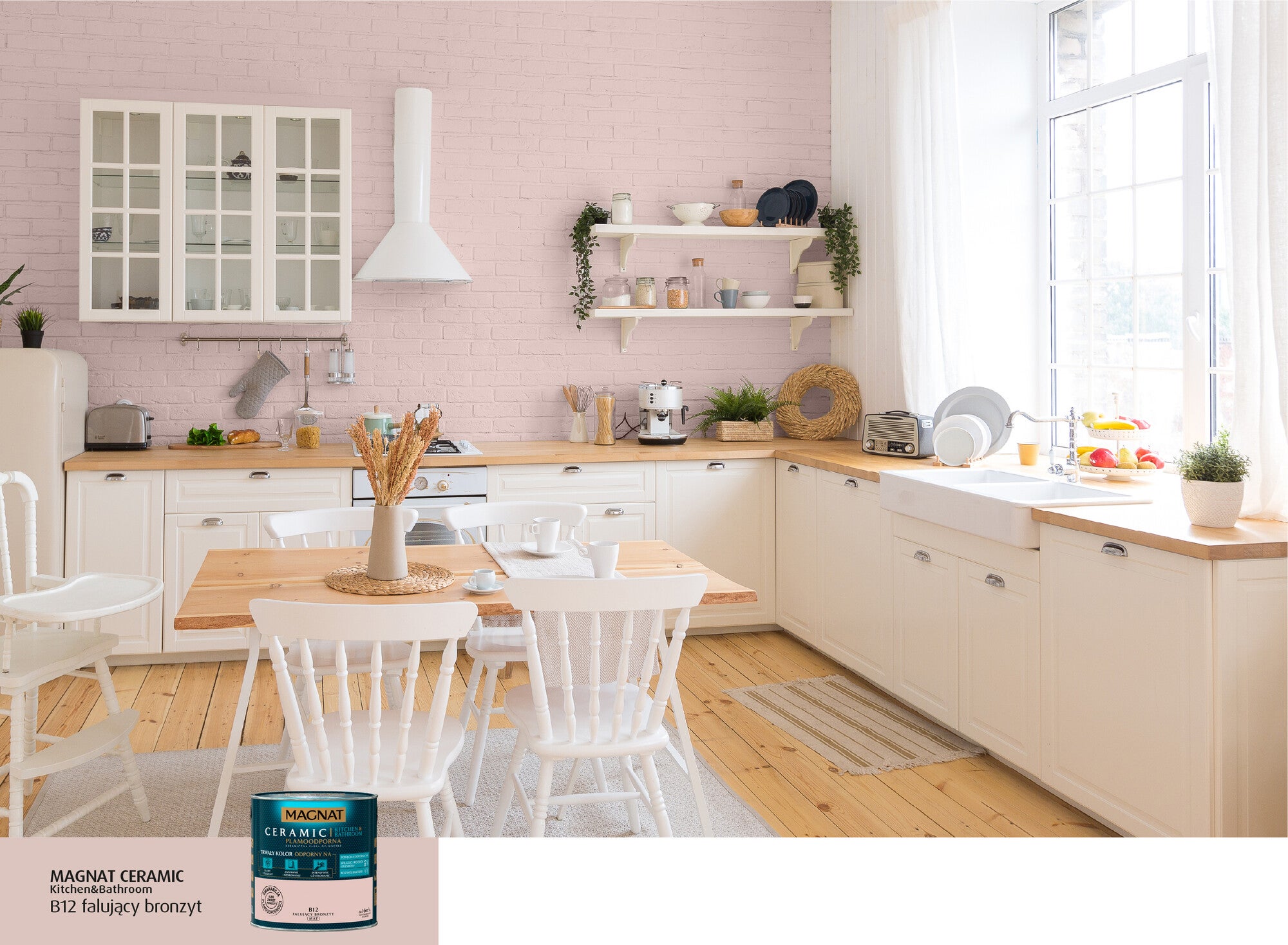 Farba Magnat Ceramic Kitchen&Bathroom falujący bronzyt 2,5l 1