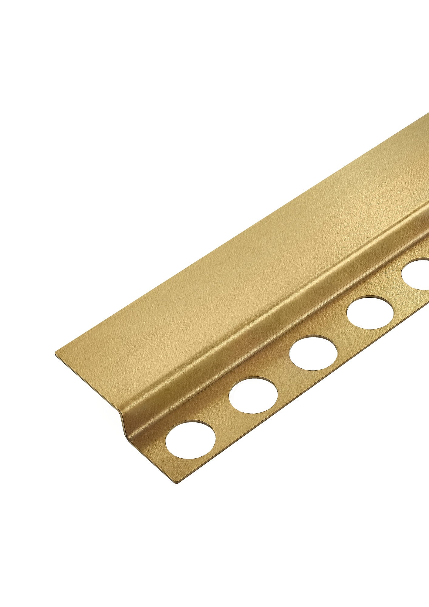 Listwa spadkowa podłogowa czołowa 130 cm złota 1