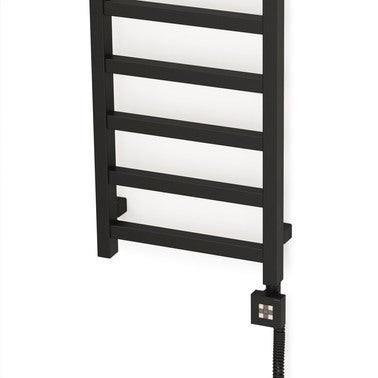 Grzejnik łazienkowy elektryczny Eda 960x400 mm 300 W, czarny mato Wy 1