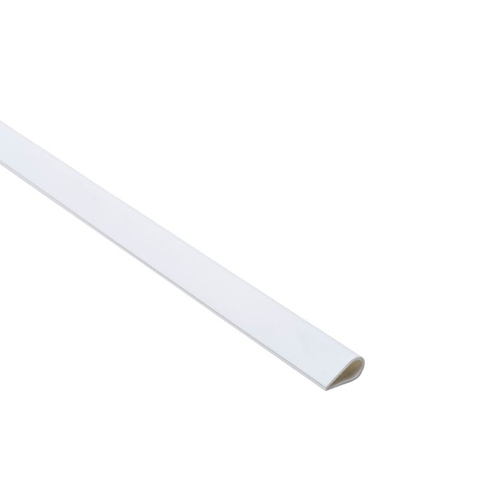 Kąrownik klamrowy PCV biały 15x0.9mm 2m