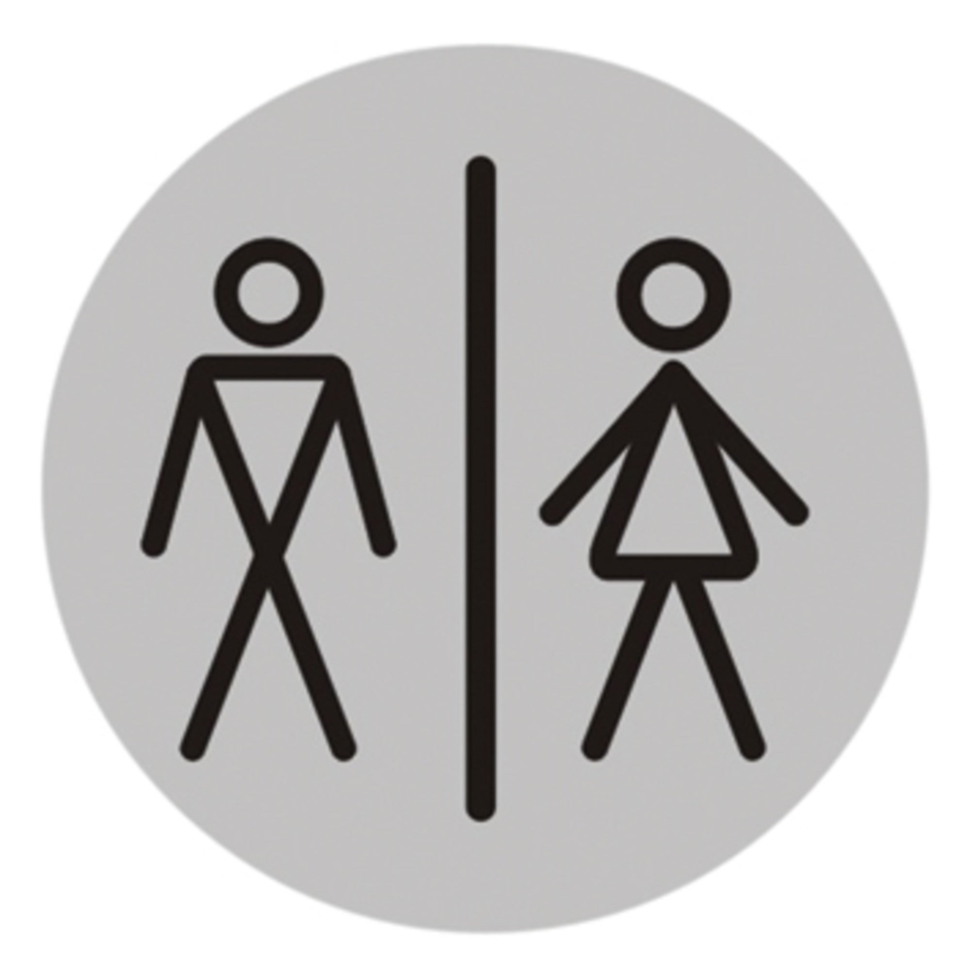 Znak informaycjny WC PAN/PANI 75 mm 0