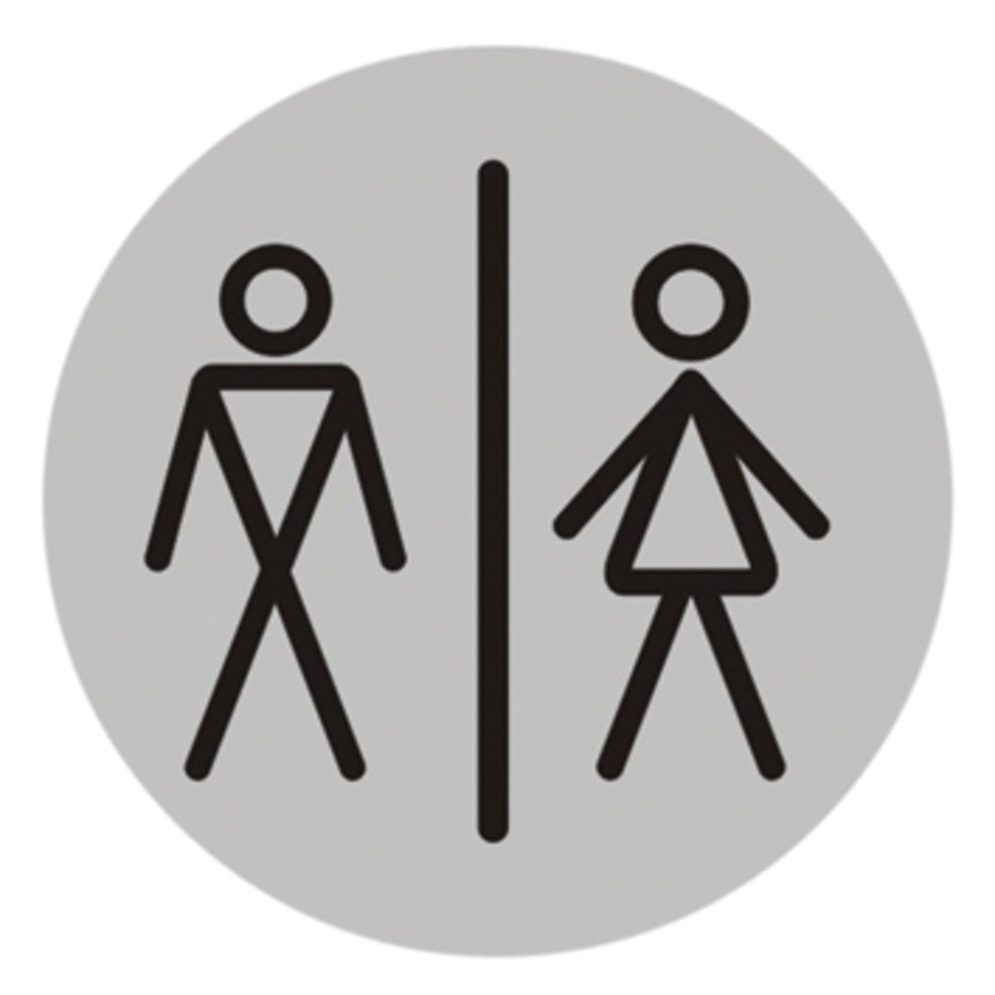 Znak informaycjny WC PAN/PANI 75 mm 0