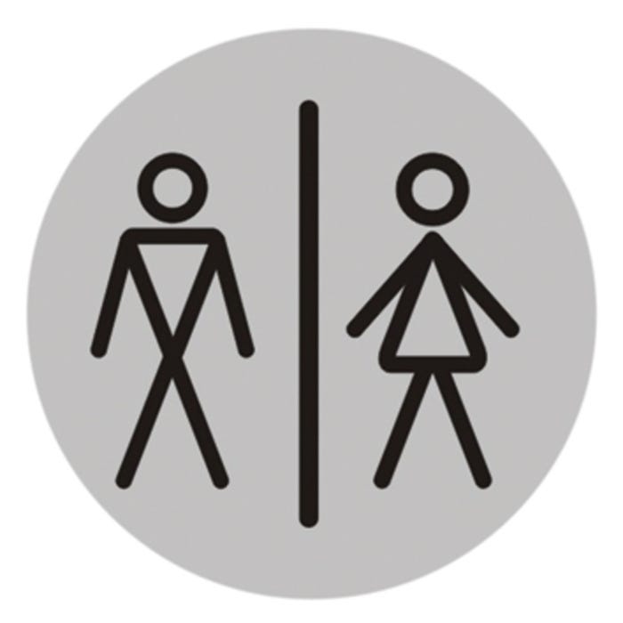 Znak informaycjny WC PAN/PANI 75 mm 0