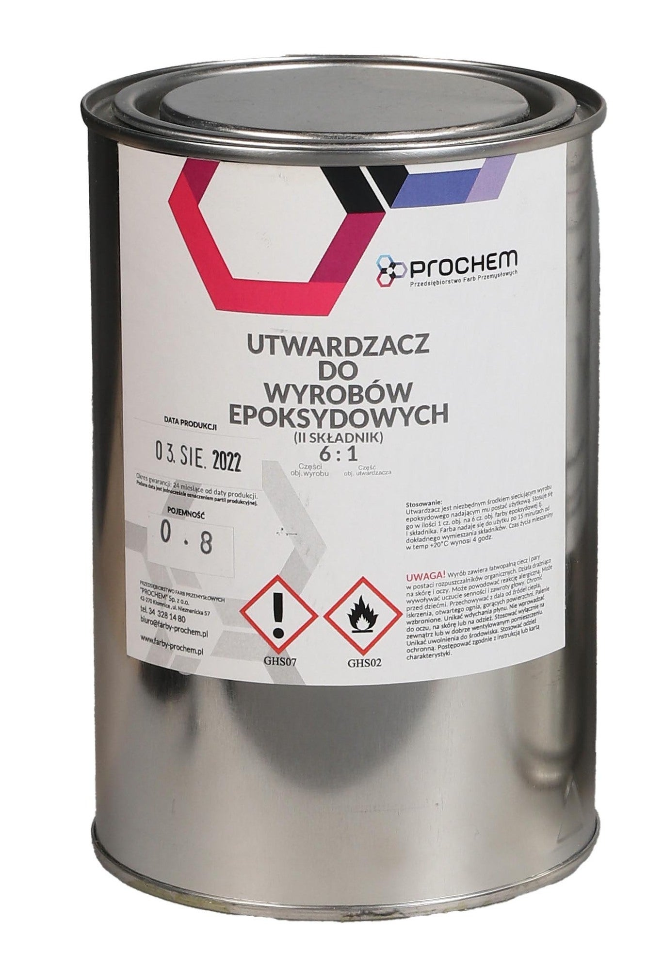 Farba epoksydowa do basenów Prochem niebieska 5l 1