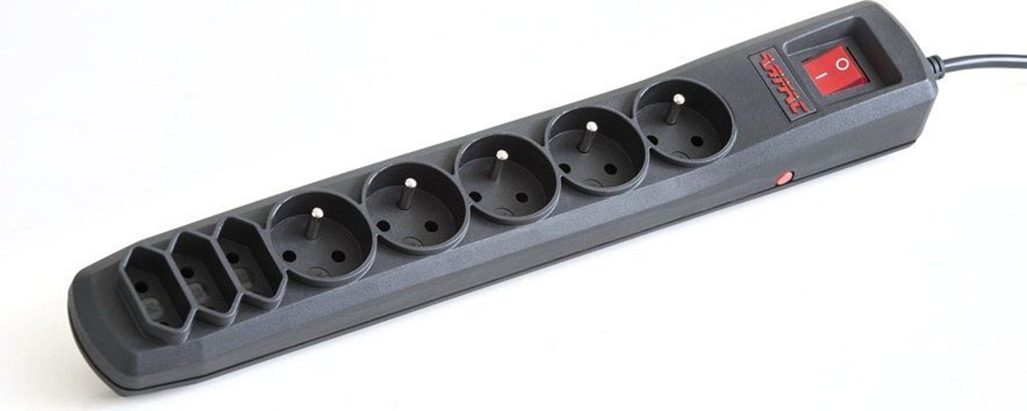 Listwa przeciwprzepięciowa R8 3m 8 gniazd z uziemieniem Armac 0