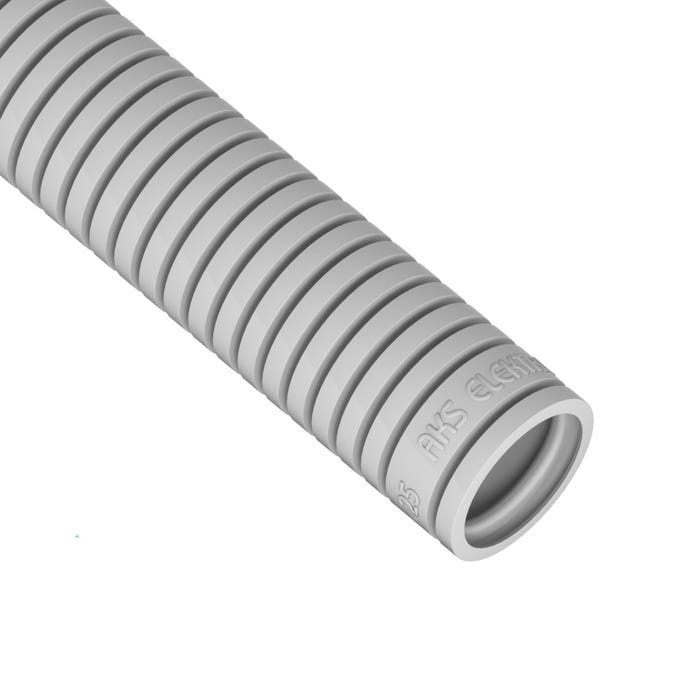 Rura karbowana RKGL 320N 25/19mm UV szara 10m