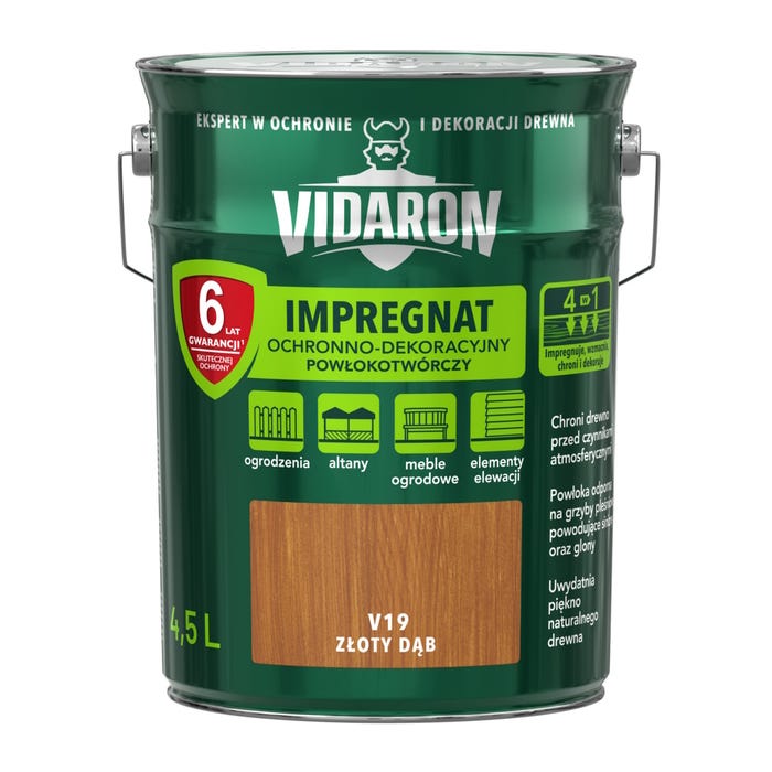 Impregnat Vidaron złoty dąb 4,5l