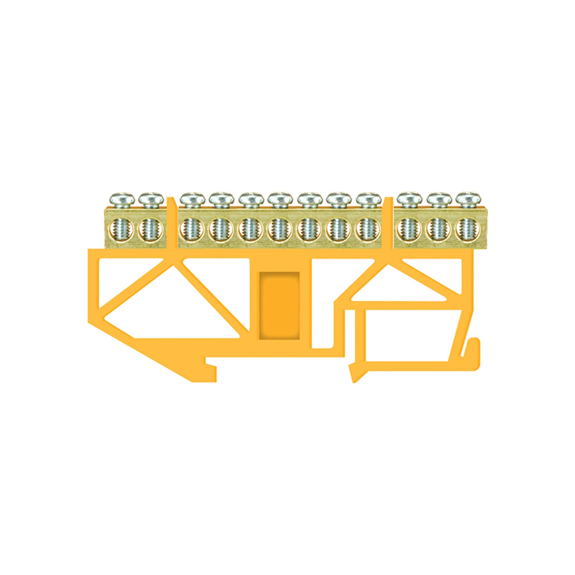 Listwa zaciskowa LZ 12 żółta TH35 E.4056 Pawbol 0