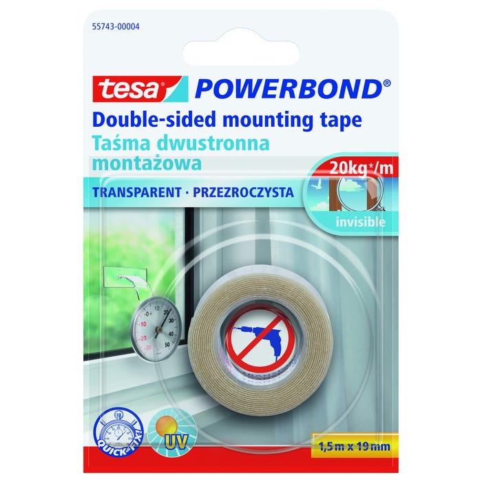 Taśma montażowa Powerbond Tesa 19mm x 1,5m