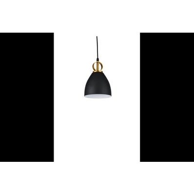 Oprawa sufitowa KERALA  1x E27, czarna, średnica 16cm, materiał metal
