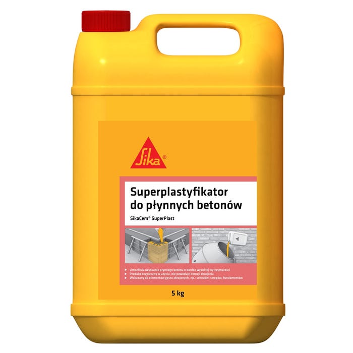 Domieszka upłynniająca do betonu SikaCem SuperPlast 5 kg