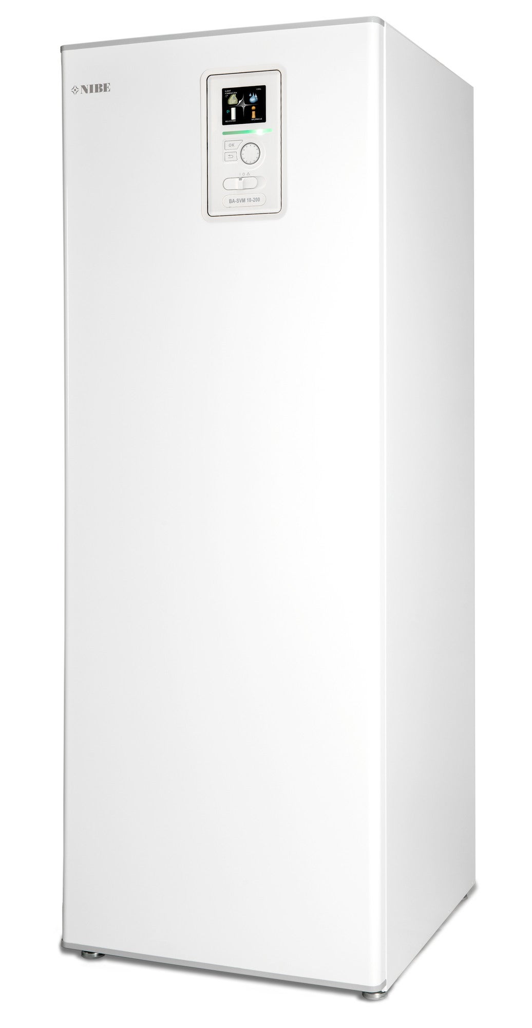 Centrala wewnętrzna NIBE BA-SVM 10-200/12E z emaliowanym zasobnikiem c.w.u. 180L i sterownikiem (do AMS 10-8/12) 1