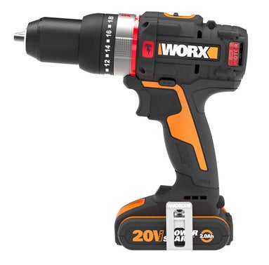 Wiertarko-wkrętarka 20V WX-JCR Worx / 2 x 2,0Ah 3
