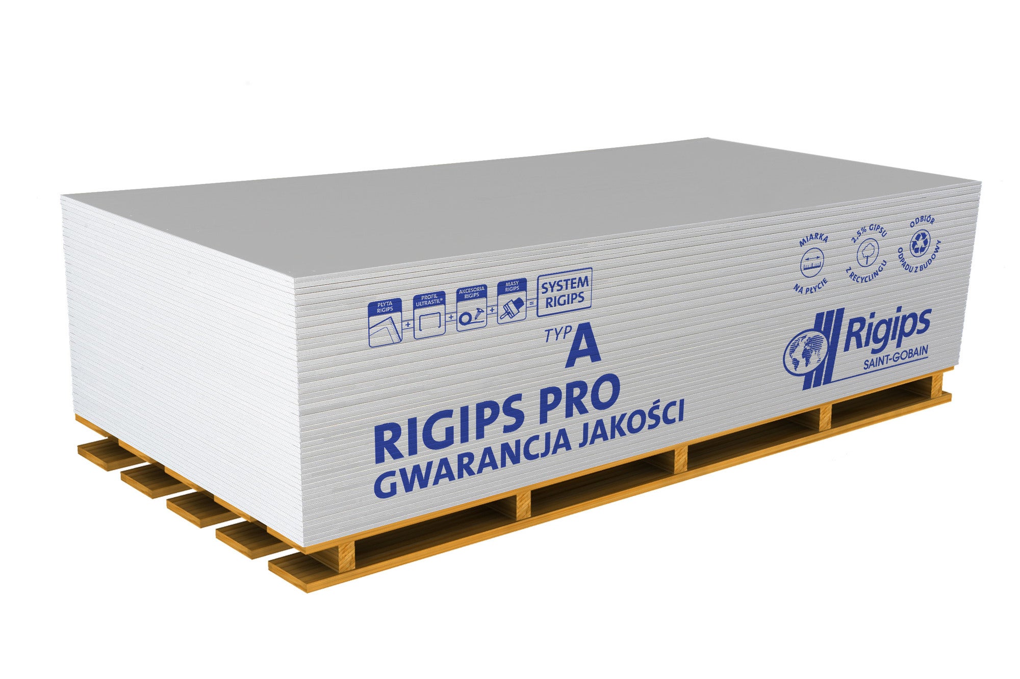 Płyta gipsowo-kartonowa standardowa Rigips PRO 1200x2000x12,5 mm GKB typ A