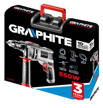 Wiertarka udarowa 550W 58G725 Graphite 1