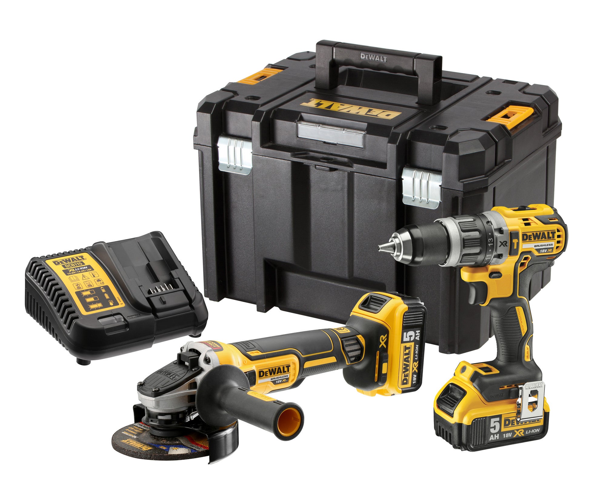 Zestaw elektronarzędzi 18V DCK2080P2T DeWalt / 2 x 5Ah 0