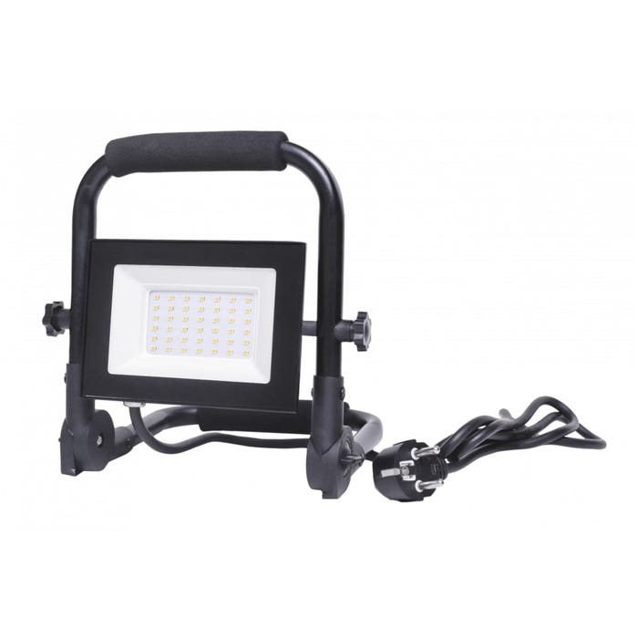 Naświetlacz LED 30W 2700 lm 6400K IP65 przenośny