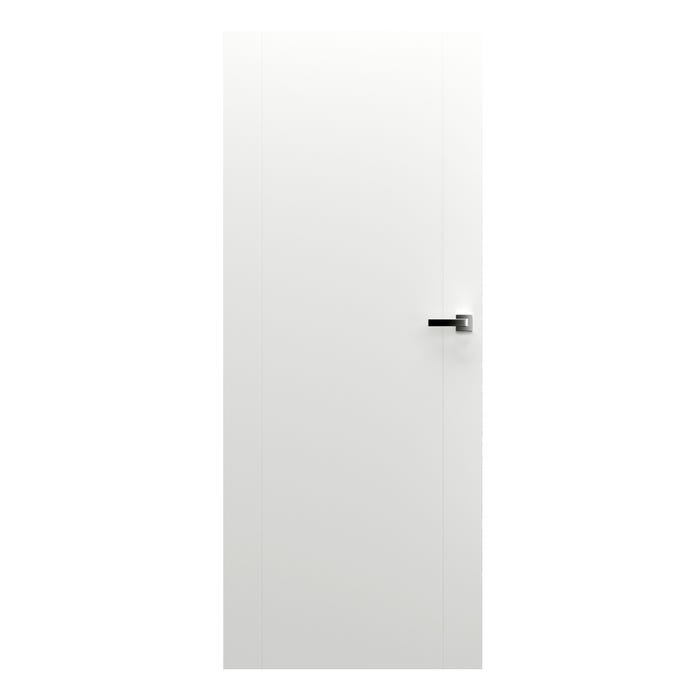 Skrzydło pełne Vector A bezprzylgowe 80 lewe biały