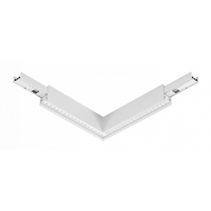 Konektor narożny świecący seria Omega, kształt L, 30W 2700Lm 4000K biały IP20 UGR<19