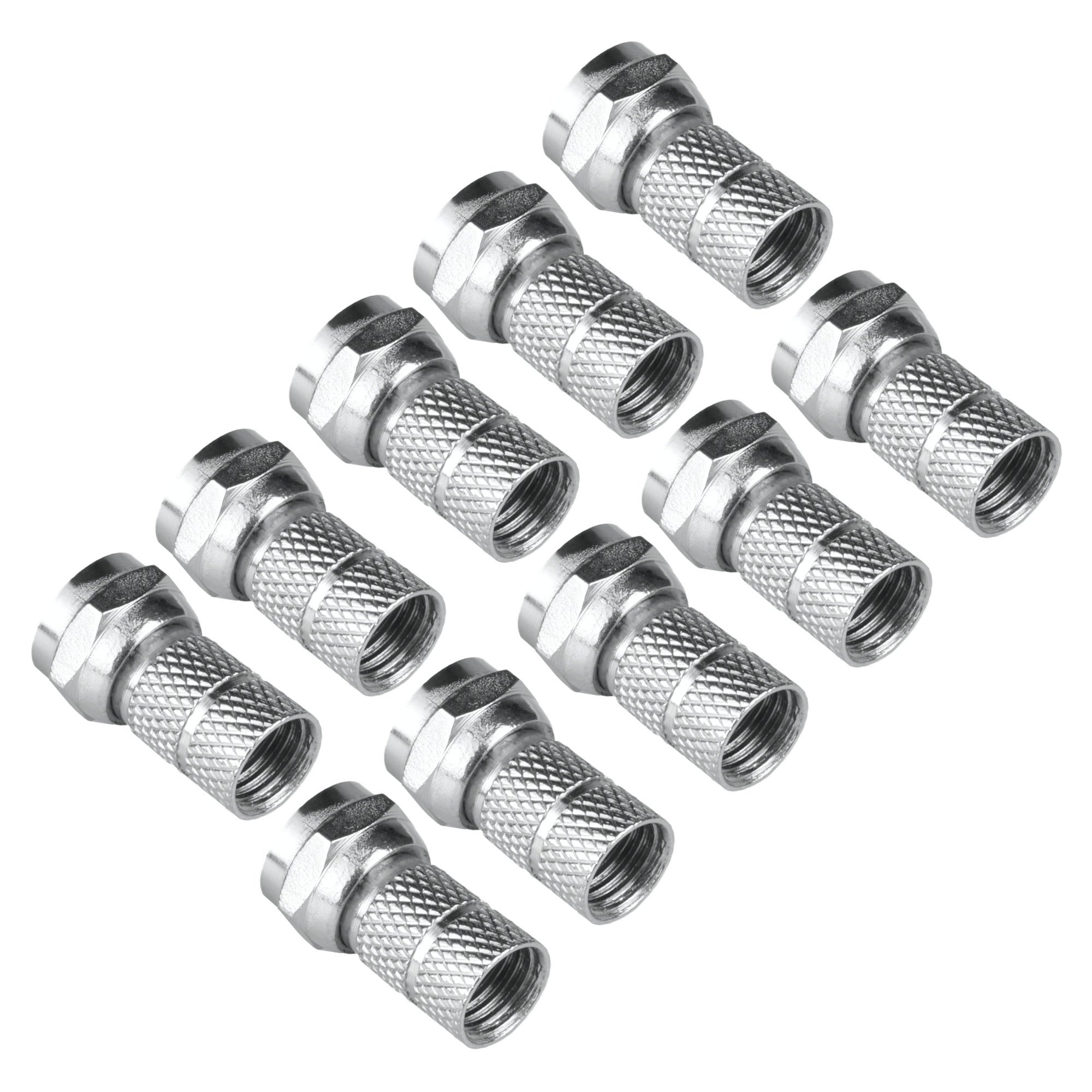 Wtyk antenowy F 7 mm 10 szt