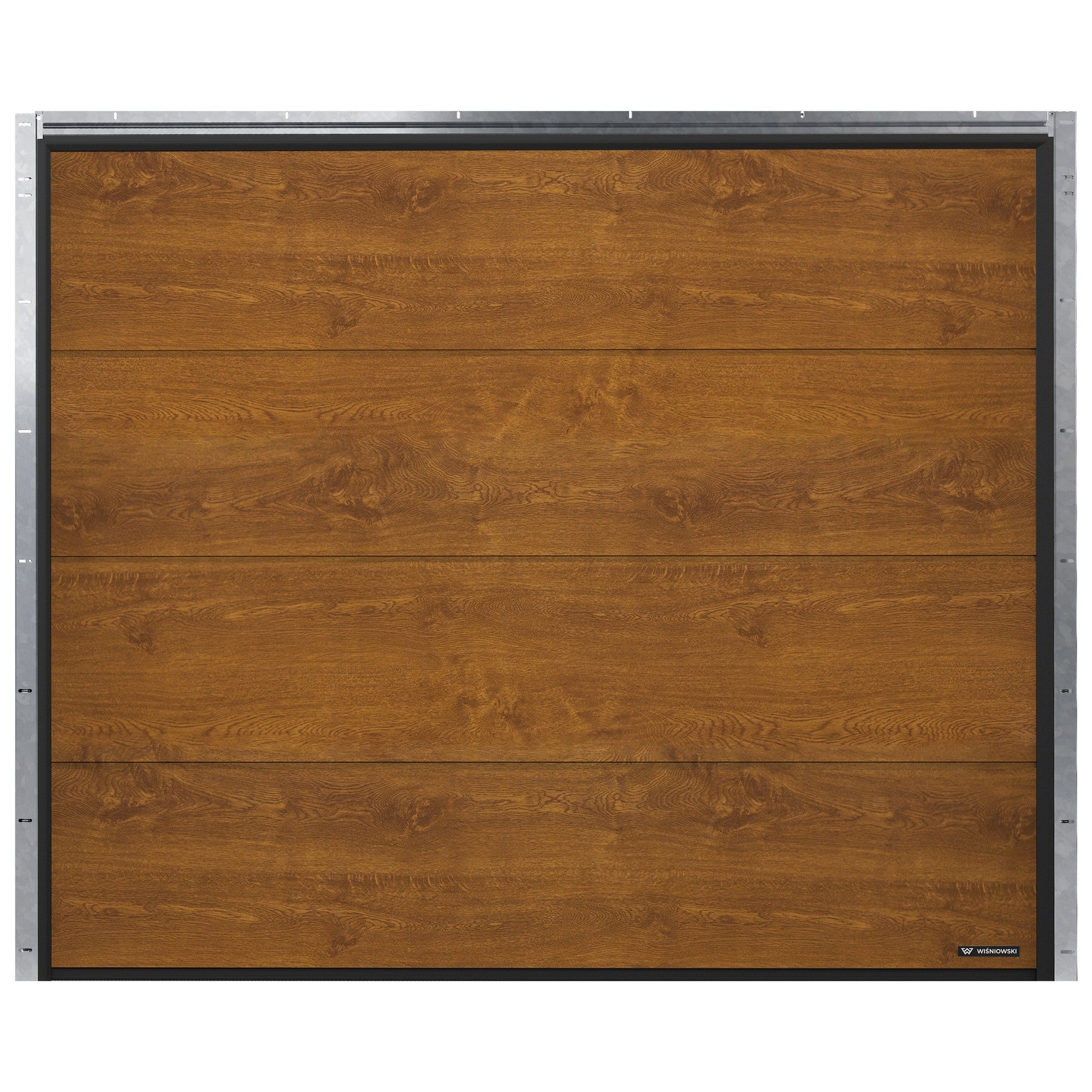 Brama segementowa Nobla z napędem automatyczna 2500x2125 złoty dąb 1