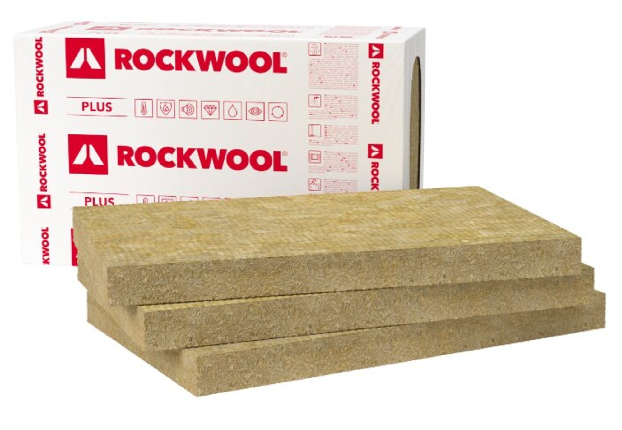 Wełna Rockwool Frontrock Plus 50cm skalna 0,035 W/(mK) 3,6 m2 0