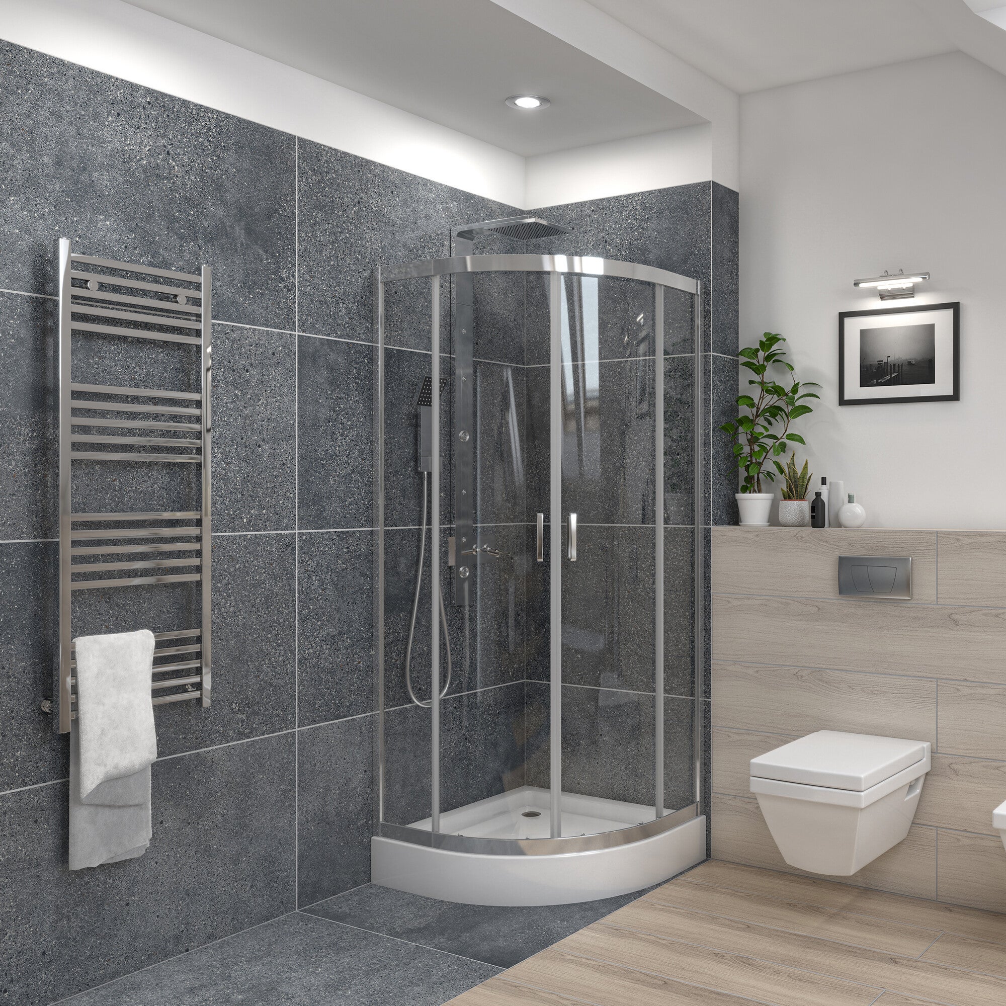 Kabina prysznicowa Kabi Hobby 80X80 cm HOBBY N80 1