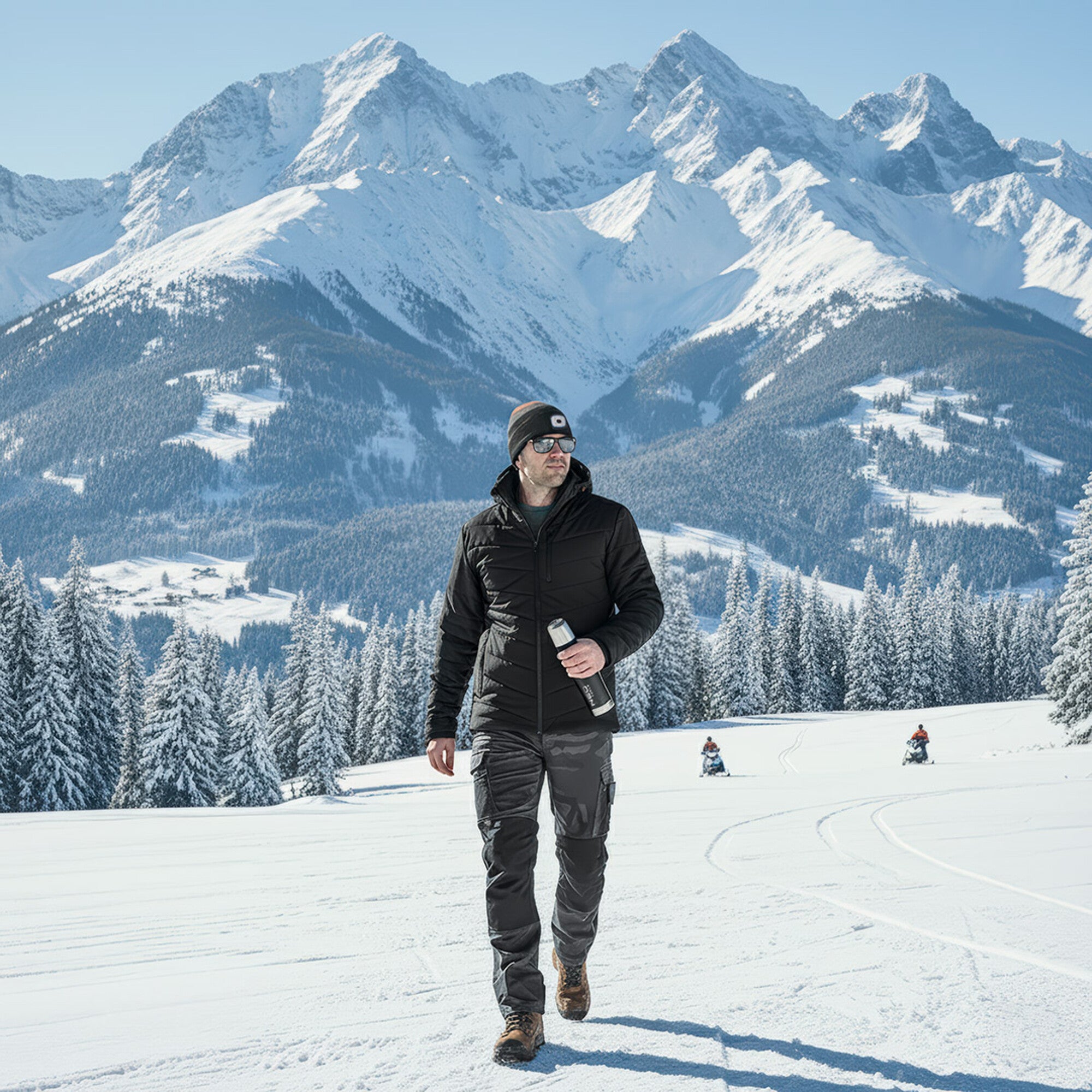 Spodnie robocze NEO 81-350-1, Mix&Match, Canvas, wzmocnienia z Cordury, zielone moro, rozmiar S/48 2