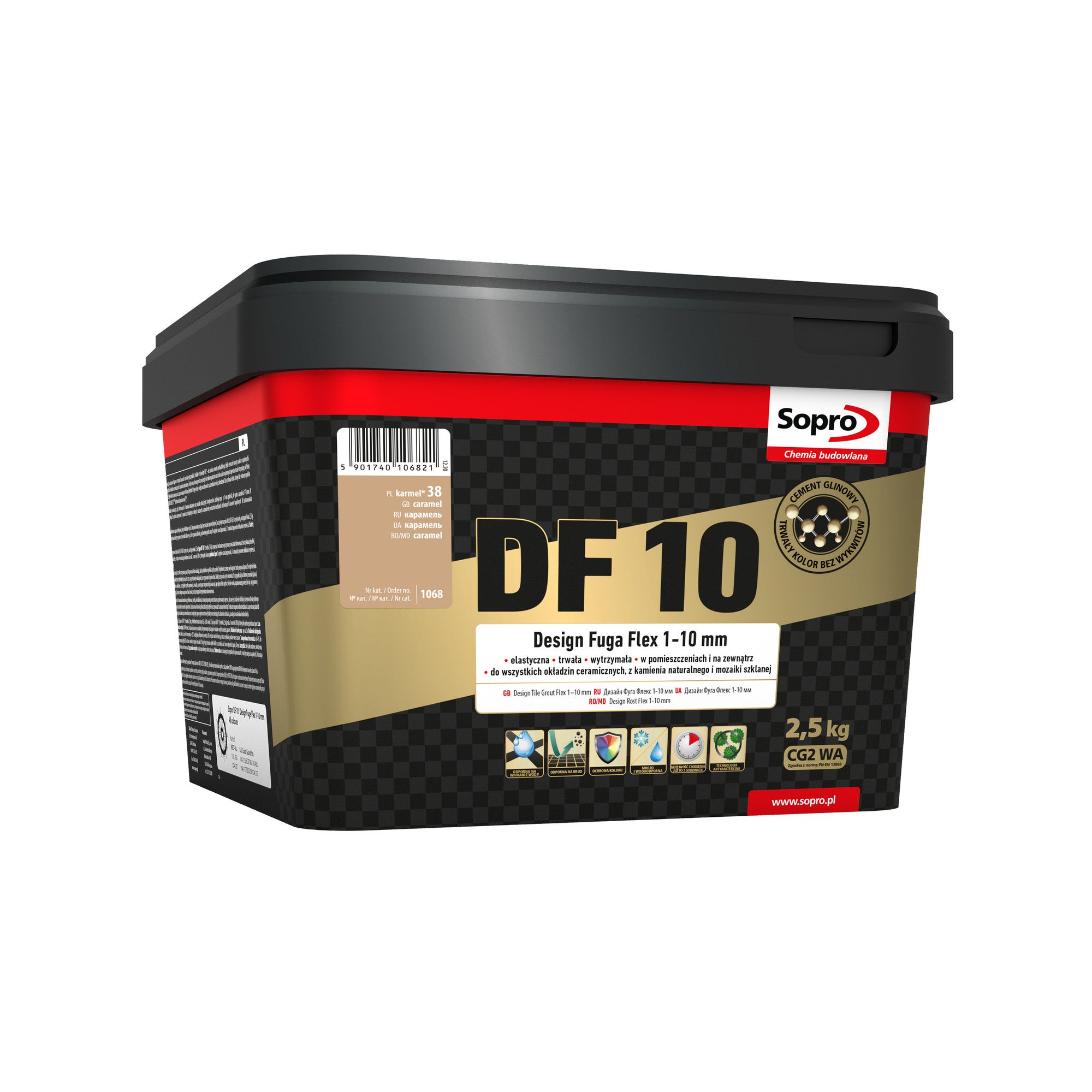 Fuga DF10 Design Flex 38 karmel 2.5 kg 0