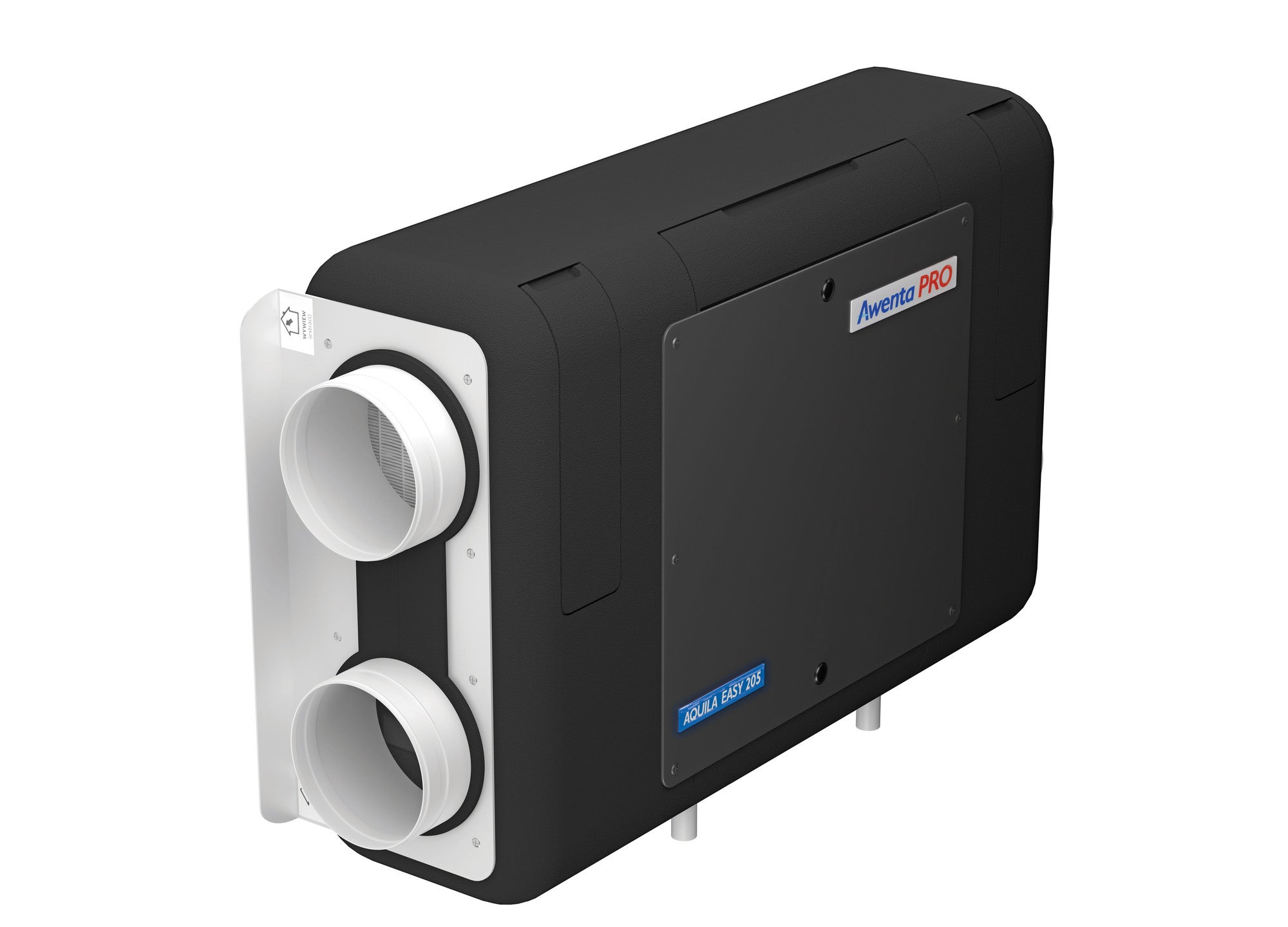 Centrala wentylacyjna AQUILA EASY 205 ścienna prawa Ent 0