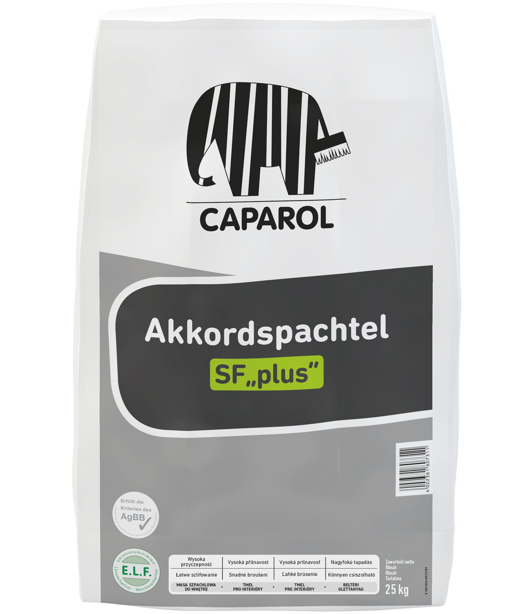 Masa szpachlowa Caparol Akkordspachtel SF Plus 25kg 0