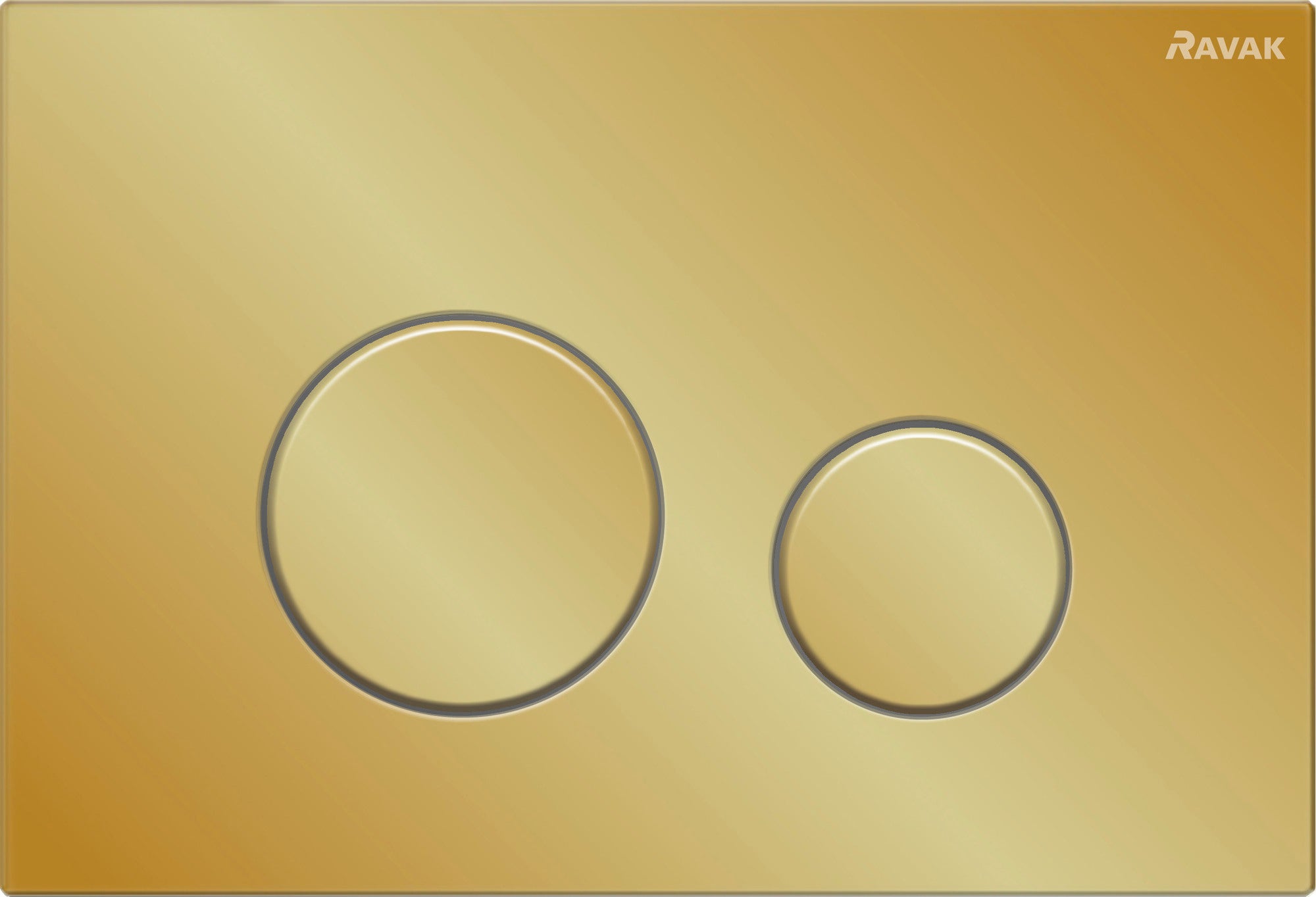 Przycisk spłukujący do stelaża Ravak Smart złoty ciemny szczotkowany