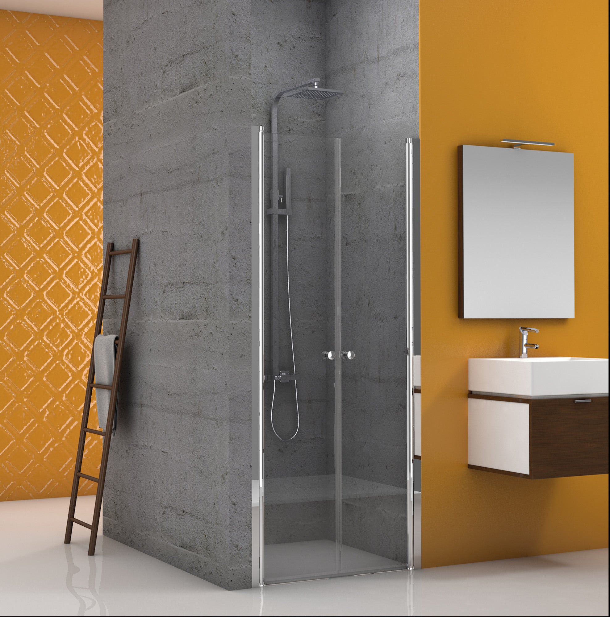 Drzwi prysznicowe Kabri Loft 80x190 cm BR-0013