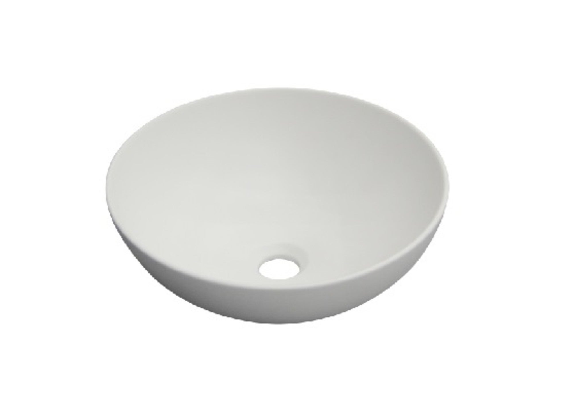 Umywalka nablatowa Invena Tinos 39.5 cm biała