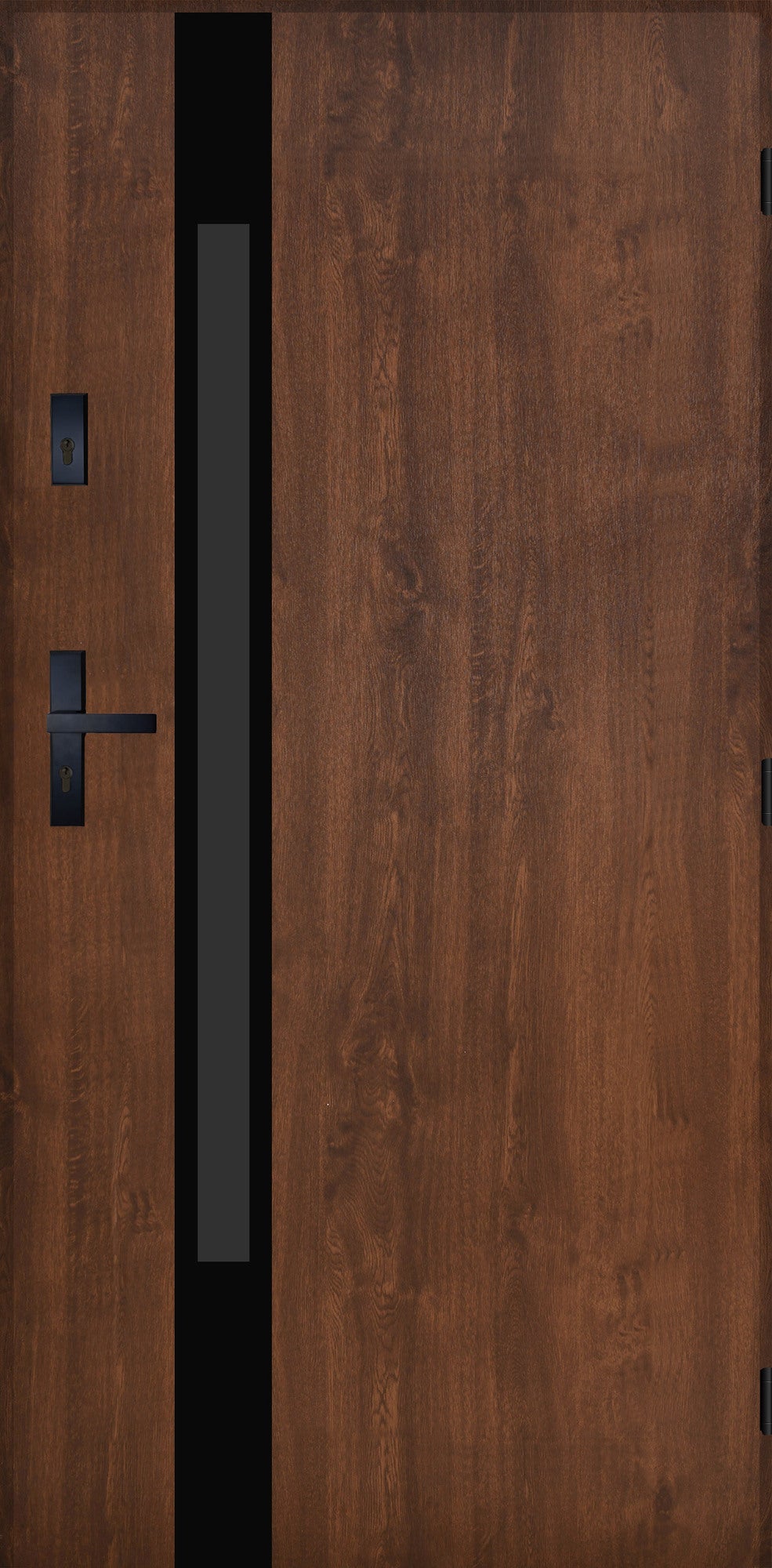 Drzwi zewnętrzne Magdalena orzech 90 prawe 0