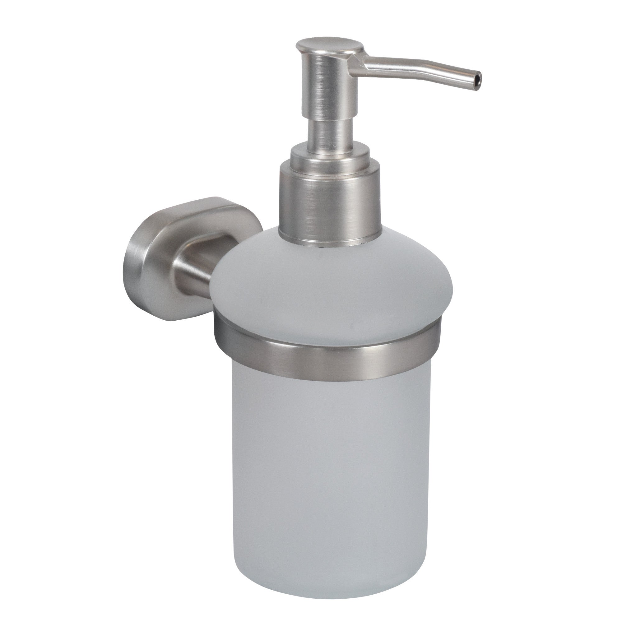 Dozownik mydła Bisk GO satyn nikiel