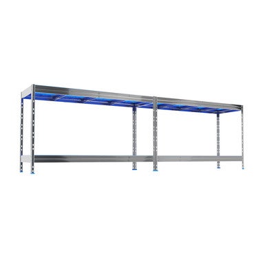 Regał magazynowy Horeca wym. 180x150x50 cm, 5 półek, 175 kg 2