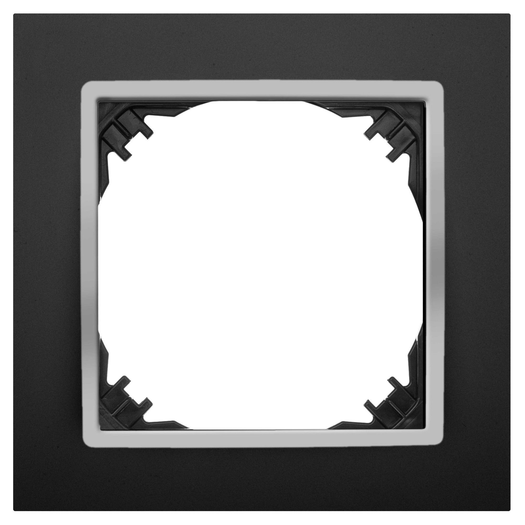 Santra czarny/chrom ramka x1