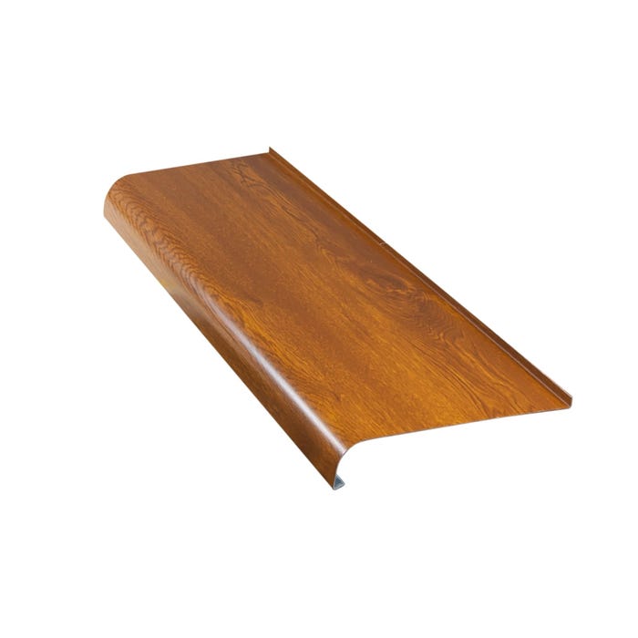 Parapet zewnętrzny Softline 25x150cm stalowy złoty dąb