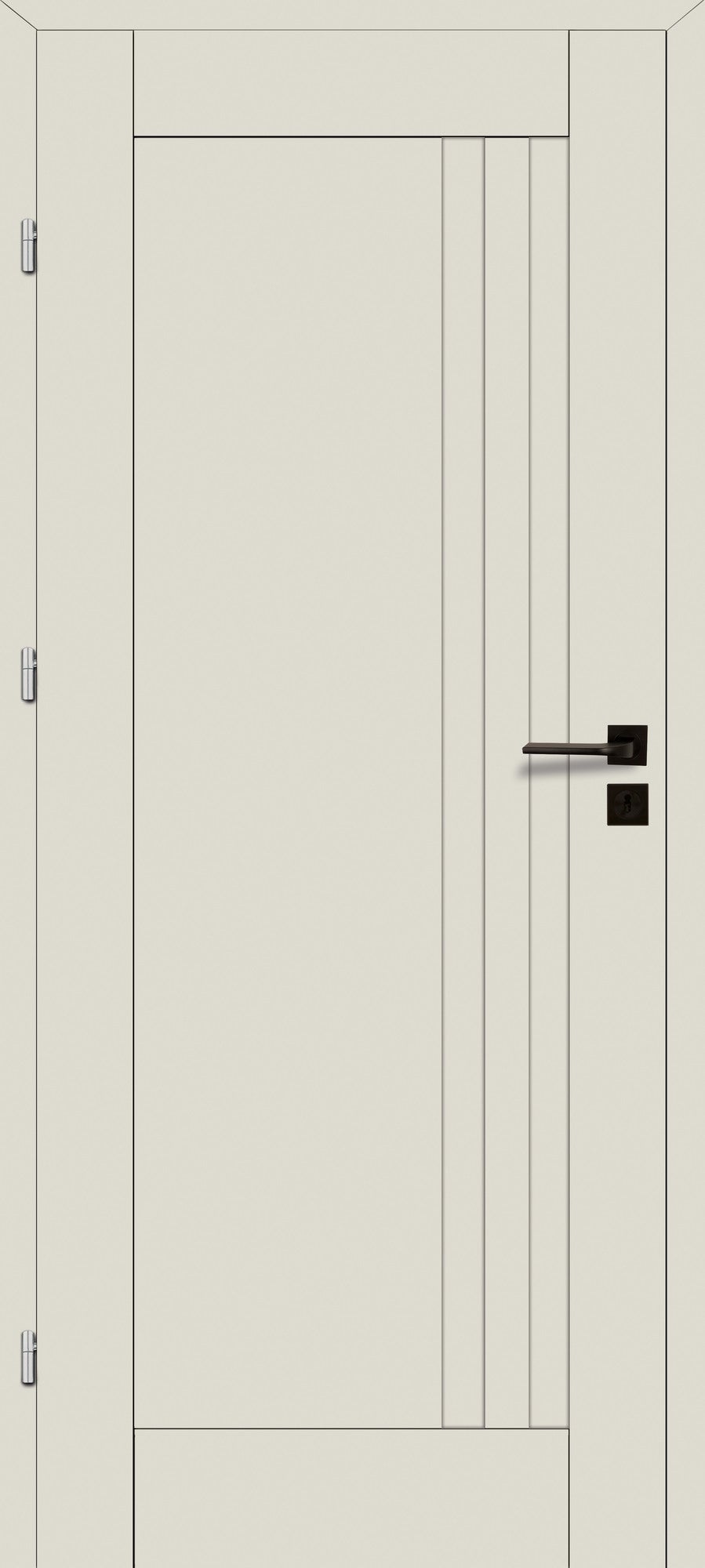 Skrzydło pokojowe Evi 20 80 lewe grau